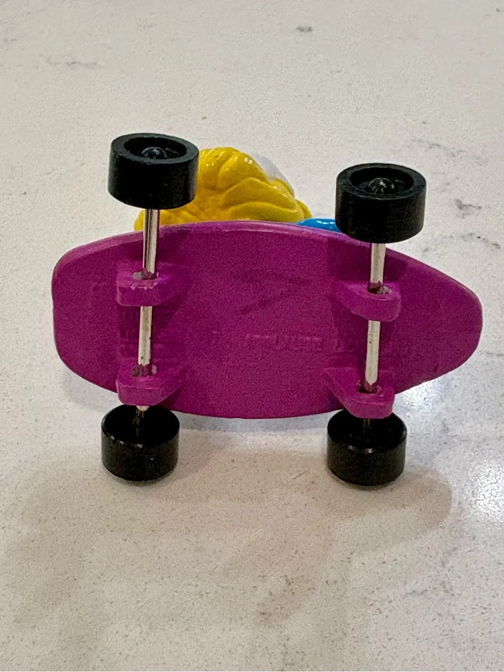 Hardees Smurfin’ Smurfs Skateboard Smurfette Vintage 1990 Peyo Applause Figurine